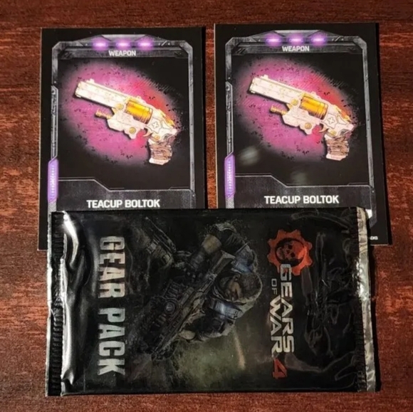 RARE Gears 4 Booster Packs (OPENED) - Picture 9 of 11